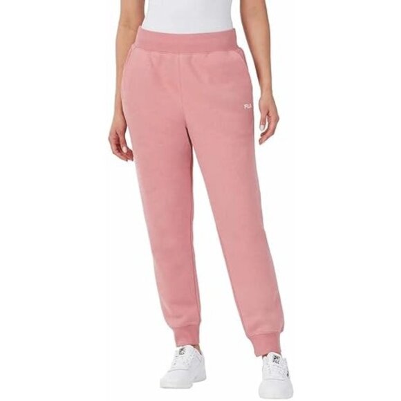 Fila Pants - Fila Womens Heavyweight Fleece Joggers, XXL, Dusty Rose